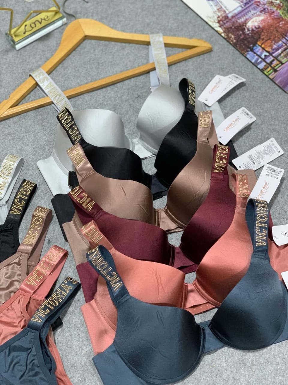 Victoria’s Secret Full Stone Bra Set – Brazzy Secret | Luxury Lingerie Set for Women | Premium Crystal Embellished Bra & Panty