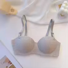 Brazzy Plaid Luxe Thick Padded Push-Up Bra