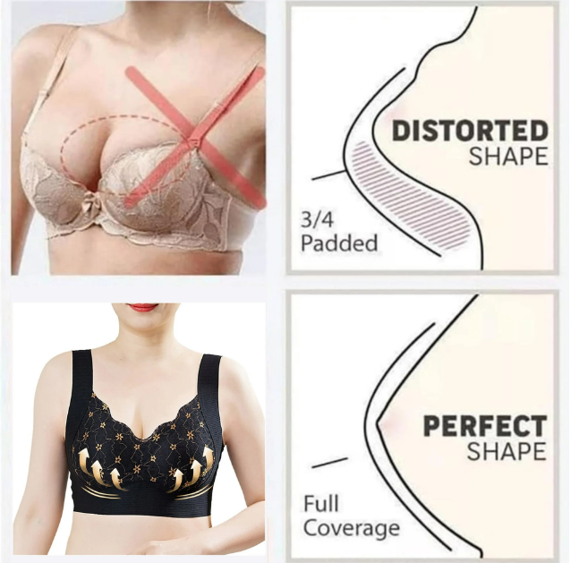 Brazzy Elegance Seamless Back-Lace Bra