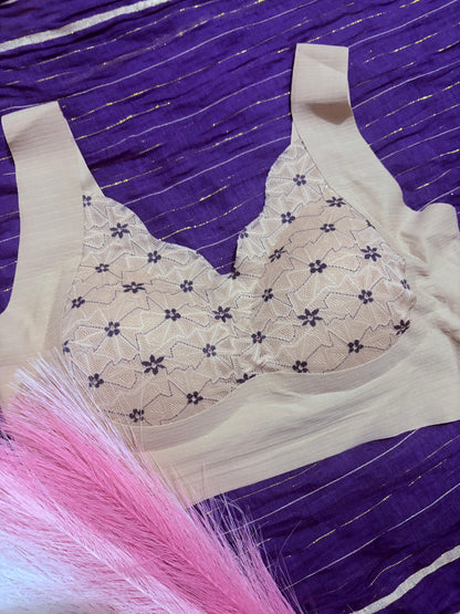 Brazzy Elegance Seamless Back-Lace Bra