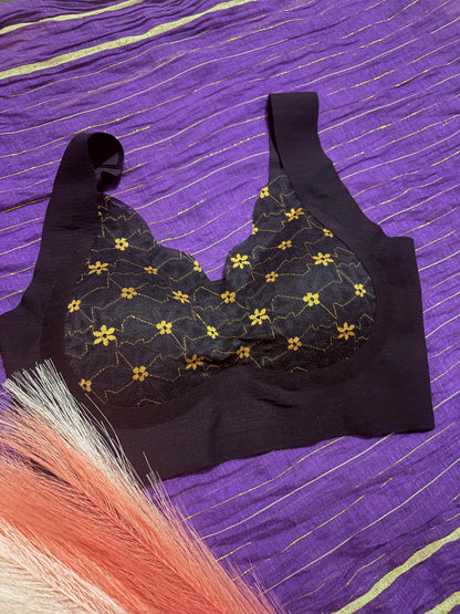 Brazzy Elegance Seamless Back-Lace Bra