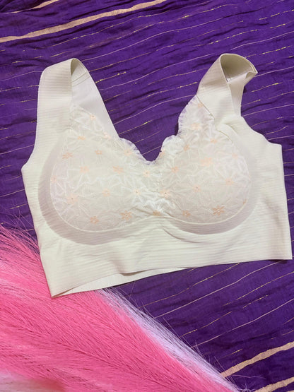 Brazzy Luxe Fancy Back-Hook Blouse