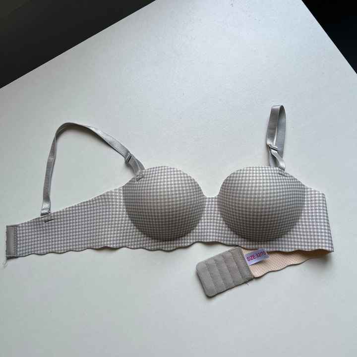 Brazzy Plaid Luxe Thick Padded Push-Up Bra