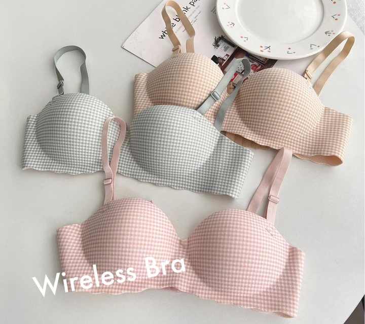 Brazzy Plaid Luxe Thick Padded Push-Up Bra