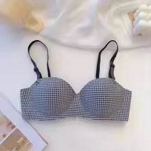 Brazzy Plaid Luxe Thick Padded Push-Up Bra