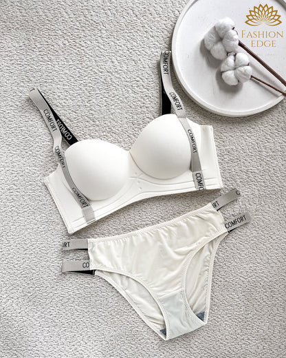 Ice Cream Bra and Panty Set - Wireless Comfort Lingerie | Brazzy